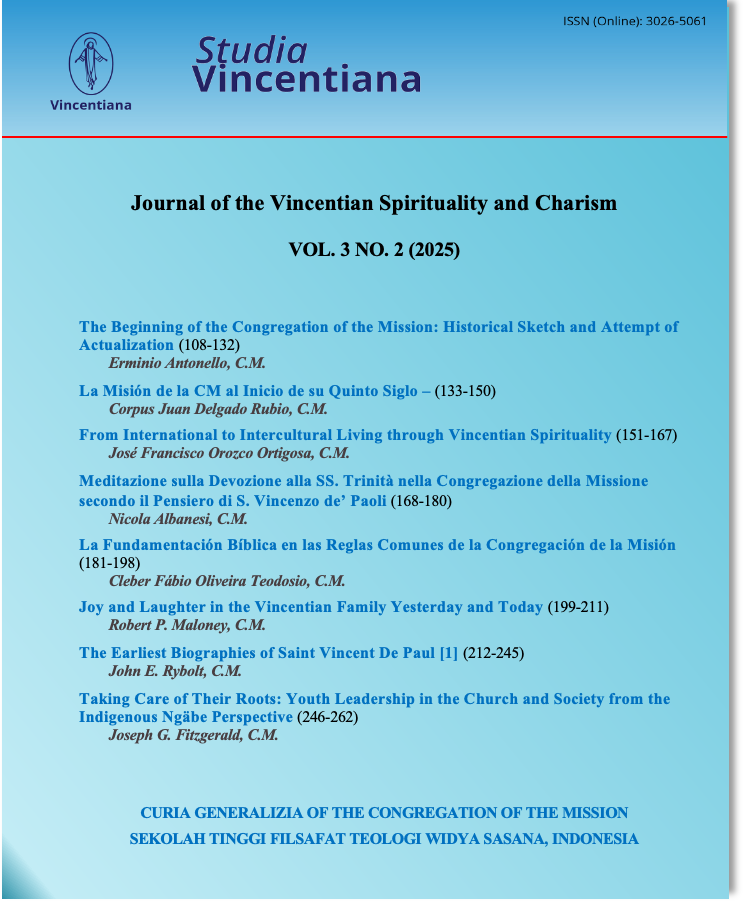 View Vol. 3 No. 2 (2025): Studia Vincentiana